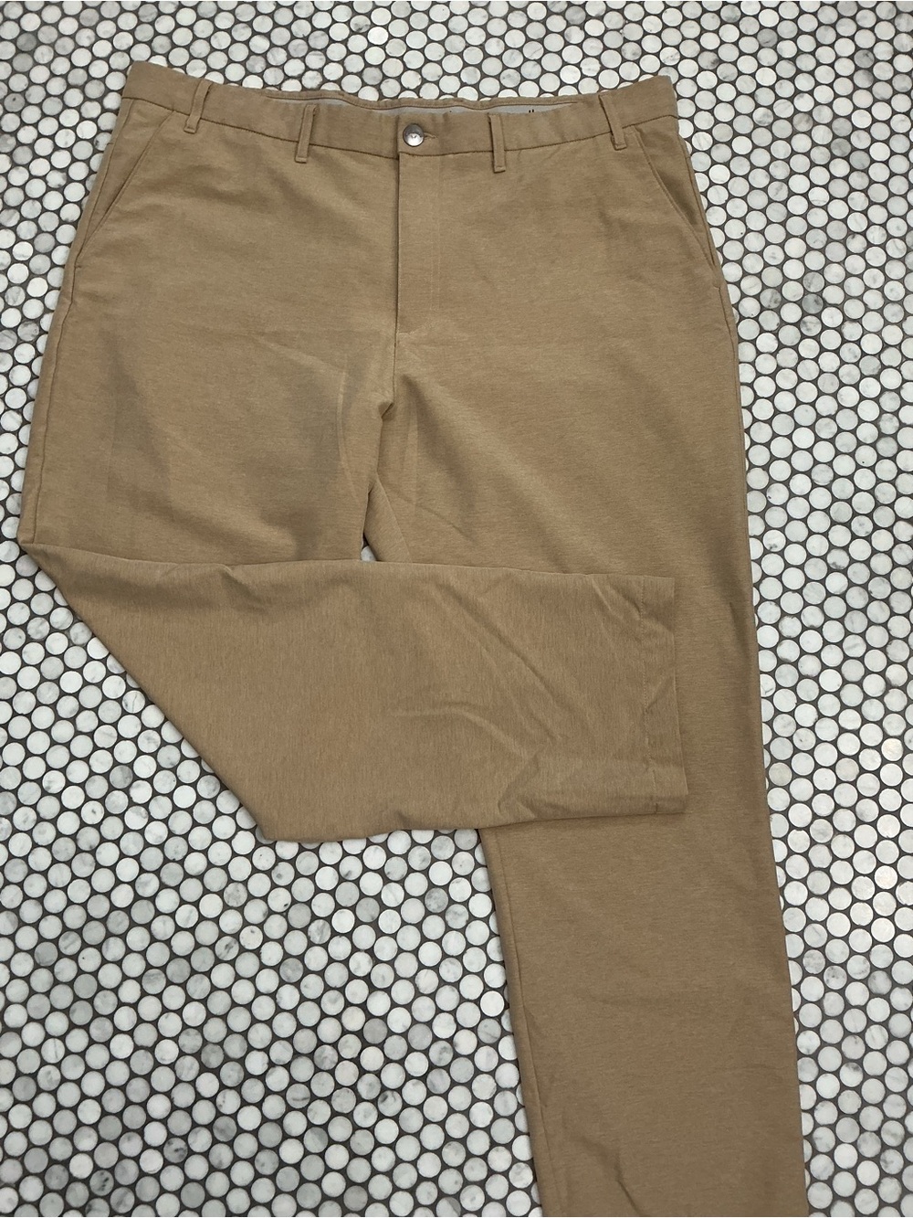 Callaway Men’s 40x30 Performance Golf Pants Khaki Tan Stretch CGBSF0Q0